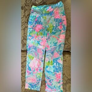 Lilly Pulitzer cropped leggings size S
